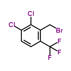 2-(Bromomethyl)-3,4-dichloro-1-(trifluoromethyl)benzene Structure