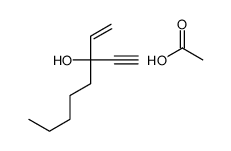 acetic acid,3-ethynyloct-1-en-3-ol Structure