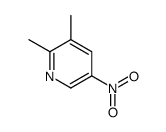 2,3-二甲基-5-硝基吡啶结构式