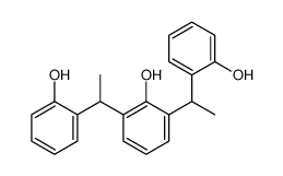 2,6-bis[1-(2-hydroxyphenyl)ethyl]phenol Structure