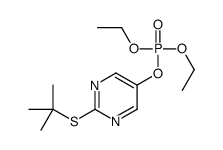 (2-tert-butylsulfanylpyrimidin-5-yl) diethyl phosphate结构式