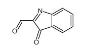3H-Indole-2-carboxaldehyde, 3-oxo- (7CI) Structure