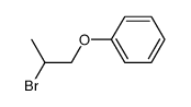 (2-bromopropoxy)benzene结构式