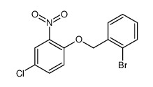 1-(2-BROMOBENZYLOXY)-4-CHLORO-2-NITROBENZENE Structure
