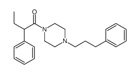 2-phenyl-1-[4-(3-phenylpropyl)piperazin-1-yl]butan-1-one Structure