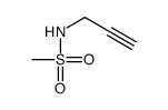 N-(2-丙炔基)-甲烷磺酰胺结构式