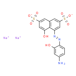 disodium 4-[(4-amino-2-hydroxyphenyl)azo]-5-hydroxynaphthalene-2,7-disulphonate picture