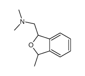 N,N-dimethyl-1-(3-methyl-1,3-dihydro-2-benzofuran-1-yl)methanamine结构式