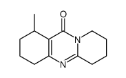 1-methyl-1,2,3,4,6,7,8,9-octahydropyrido[2,1-b]quinazolin-11-one结构式
