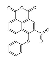 3-nitro-4-phenylthio-1,8-naphthalic anhydride结构式