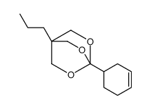 4-cyclohex-3-en-1-yl-1-propyl-3,5,8-trioxabicyclo[2.2.2]octane结构式