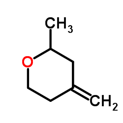 2-Methyl-4-methylenetetrahydro-2H-pyran Structure