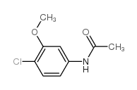 N-(4-氯-3-甲氧基苯基)乙酰胺结构式