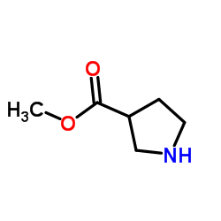 3-吡咯烷甲酸甲酯结构式