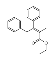ethyl 2-methyl-3,4-diphenylbut-2-enoate Structure