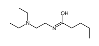 N-[2-(Diethylamino)ethyl]pentanamide结构式