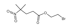 2-bromoethyl 4-methyl-4-nitropentanoate Structure