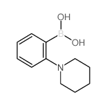 2-(1-哌啶基)苯基硼酸结构式