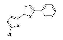 2-chloro-5-(5-phenylthiophen-2-yl)thiophene Structure