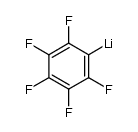 lithium pentafluorobenzene Structure