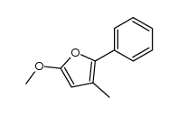 2-methoxy-4-methyl-5-phenylfuran结构式