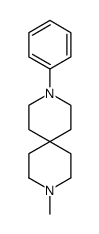 3-甲基-9-苯基-3,9-二氮杂螺[5.5]十一烷结构式