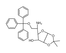 5-Amino-5-deoxy-1,2-O-isopropylidene-6-O-trityl-α-D-galactofuranose结构式