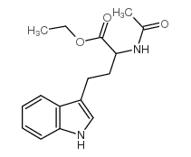 N-乙酰基-D,L-高色氨酸乙酯结构式