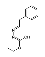 ethyl N-(2-phenylethylideneamino)carbamate结构式
