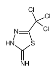 5-(trichloromethyl)-1,3,4-thiadiazol-2-amine Structure