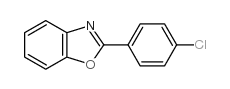 2-(4-氯苯基)-1,3-苯并恶唑结构式