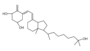 24,24-dihomo-1,25-dihydroxycholecalciferol结构式