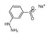 sodium 3-hydrazinobenzenesulfonate Structure
