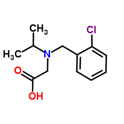 N-(2-Chlorobenzyl)-N-isopropylglycine Structure