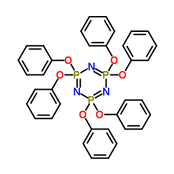 2,2,4,4,6,6-Hexahydro-2,2,4,4,6,6-hexaphenoxytriazatriphosphorine Structure