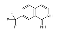 7-(trifluoromethyl)isoquinolin-1-amine结构式