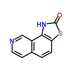 (9CI)-噻唑并[5,4-h]异喹啉-2(1H)-酮结构式