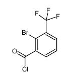 2-bromo-3-(trifluoromethyl)benzoyl chloride Structure