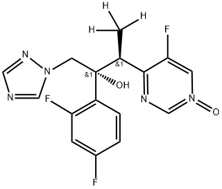 [2H3]-伏立康唑N-氧化物结构式