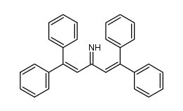 1,1,5,5-tetraphenyl-penta-1,4-dien-3-one-imine Structure