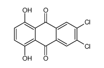 6,7-二氯-1,4-二羟基蒽醌结构式