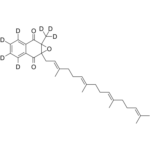 Menaquinone 4-d7 2,3-Epoxide结构式