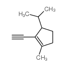Cyclopentene, 2-ethynyl-1-methyl-3-(1-methylethyl)- (9CI)结构式