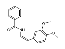 N-[(Z)-2-(3,4-dimethoxyphenyl)ethenyl]benzamide结构式