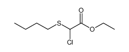ethyl 2-chloro-2-(butylthio)acetate Structure