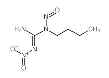 1-丁基-3-硝基-1-亚硝基胍结构式