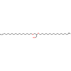 1,2-O-双十六烷基-rac-甘油结构式