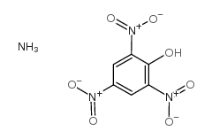 Ammonium 2,4,6-trinitrophenolate structure