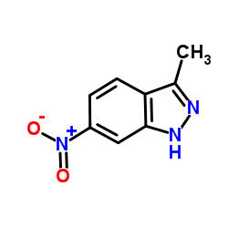 3-甲基-6-硝基-2H-吲唑结构式