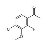 1-(4-chloro-2-fluoro-3-methoxy-phenyl)ethanone Structure
